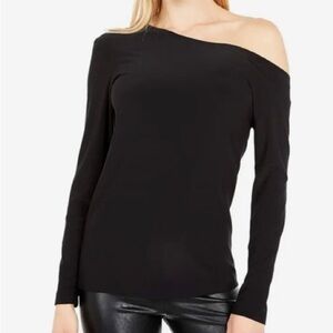Norma Kamali Long Sleeve Drop Shoulder Top